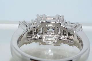 6000 1.30CT PRINCESS CUT DIAMOND ENGAGEMENT RING VVS SIZE 6.25  