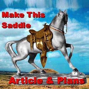 HOW TO MAKE MINIATURE WESTERN SADDLE NOTES & PLAN on CD  