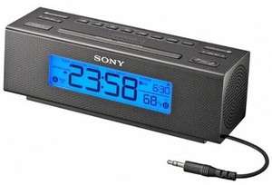 Sony ICF C707 Auto Set Dual Alarm Clock Radio w/ Nature Sounds 