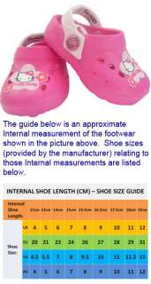 HKJ7 Girls Hello Kitty Croc Style Clog Sandal Sizes 4, 5, 6, 7, 8, 9 