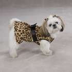 Zack and Zoey Gold Print Leopard Dog Dress in Black   Size See Chart 