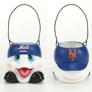 New York Mets Mlb Halloween Ghost Candy Bucket (6.5)  