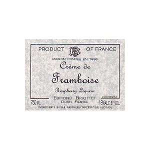  Edmond Briottet Creme De Framboise 750ML Grocery & Gourmet Food