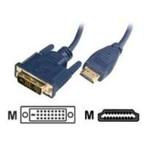  10 ft Velocity HDMI/DVI D Cable Blue Electronics