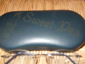 Engraved sunglasses and eyeglasses case  