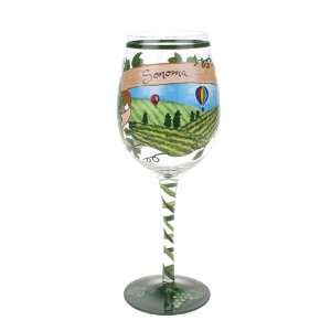 Top Shelf Sonoma Wine Glass 