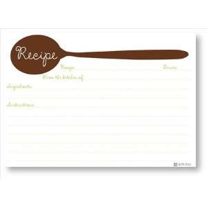  Recipe Cards   Brown Spoon