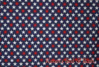 USA July 4th Patriotic American Stars Curtain Valance  