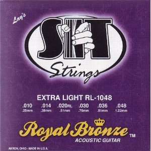  S I T Strings Acoustic Guitar Royal Bronze Extra Light 