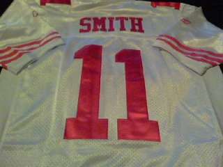   49ers all sewn on field Alex Smith Jersey size 48 mens medium  