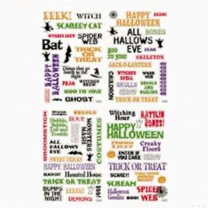  5 Pack Halloween Epoxy Stickers Case Pack 2