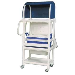 MJM International Hydration Cart with 48 Quart Ice Chest and Extra Top 