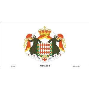  Monaco s Flag License Plates 