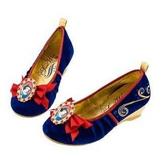 Snow White Shoes Disney Princess Halloween Costume Blue Gold Red Girls 