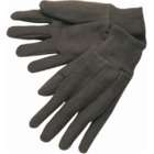 Logistics Safety Gloves   Brown Jersey (w/Knit Wrist) Lot of 12   100% 