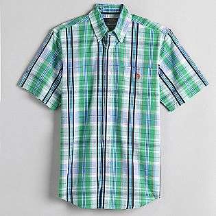 Mens Short Sleeve Button Down Shirt  US Polo Assn. Clothing Mens 