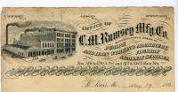 1882 LM Rumsey Manufacturing Co Letterhead St Louis MO  