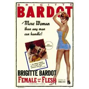  Female and the Flesh (1955) 27 x 40 Movie Poster Style A 