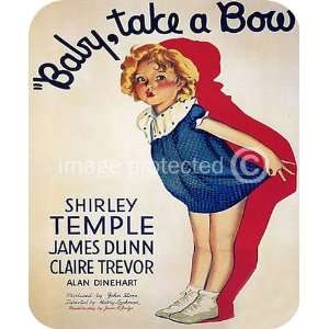  Baby Take a Bow Vintage Shirley Temple Movie MOUSE PAD 