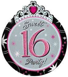 Sweet Sixteen 16th Birthday Party Pack Of 8 Invitations  