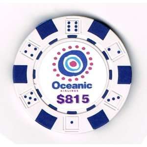  ABC LOST TV Show Oceanic Airlines $815 Poker Chip prop 