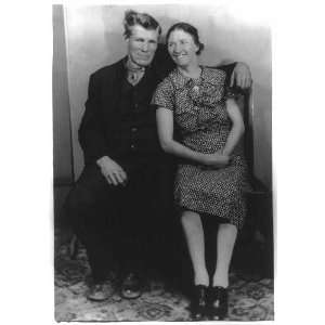  Southern Appalachian people,elderly couple,1923 1943