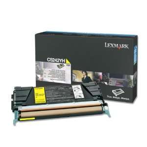    Lexmark C524 Yellow Toner Cartridge (OEM) 5,000 Pages Electronics