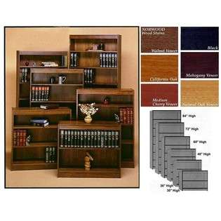 Norsons EXC36 MC 2 Shelf Contemporary Bookcase Lumbercore   Medium 