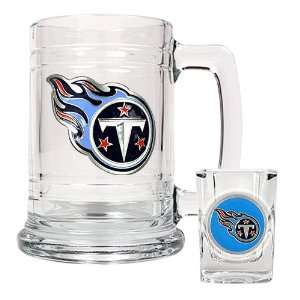  Titans Beer Mug And Shot Glass Boilermaker Set