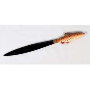 Wholesale Pack Handpainted Rainbow Trout Fish Letter Opener (Set Of 12 