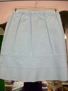 Florence Eiseman Girls Blue/White Skirt  