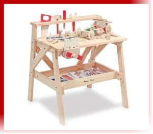 Kids Childs Wooden Wood Project Workbench Workstation  