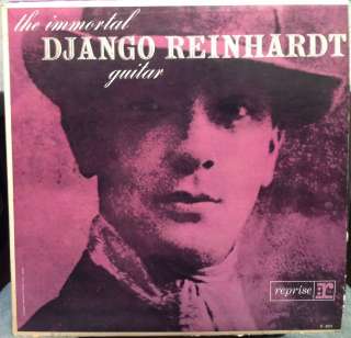 DJANGO REINHARDT the immortal guitar LP VG+ RS 6075  