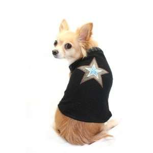    Extra Small Big Dog Star Sweater Vest in Black