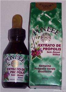Bottles Brazilian Green BEE Propolis 100% Extract Pon Lee No Alcohol