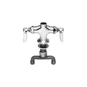  T&S Brass B 0300 LN   Double Pantry Faucet, Deck Mount, 1 