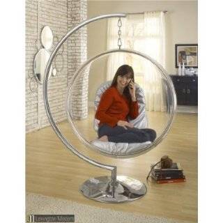 Eero Aarnio Bubble Chair With Silver Seat Cushion (Stand not included)