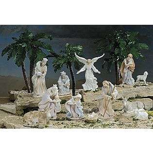 In. 12 Piece Porcelain Nativity Set, The Valencia Collection 