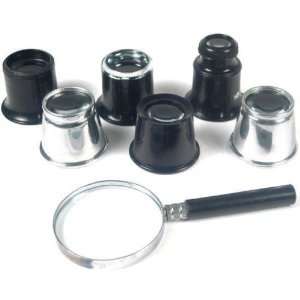  7 15X 10X Eye Loupe Magnifiers Jewelers Optical Tools 