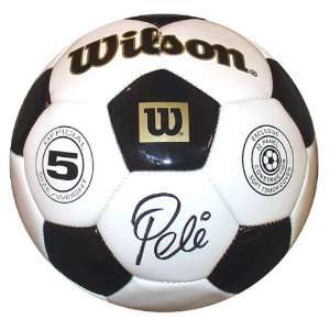  Pele Autographed Puma Soccer Ball