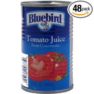 Bluebird Tomato Juice, 5.5 Ounce Cans (Pack of 48)  
