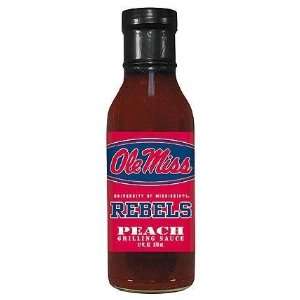 Hot Sauce Harrys 4247 MISSISSIPPI   Ole Miss   Rebels Peach Grilling 