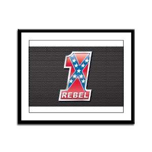  Framed Panel Print 1 Confederate Rebel Flag Everything 