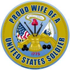Proud Wife of a U.S. Soldier Car Magnet  
