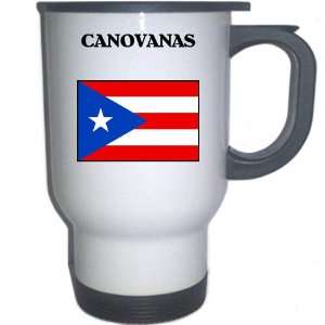  Puerto Rico   CANOVANAS White Stainless Steel Mug 
