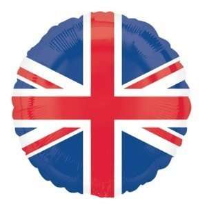  Great Britain Flag Foil Balloon, 18 ins/45 cms, sold 