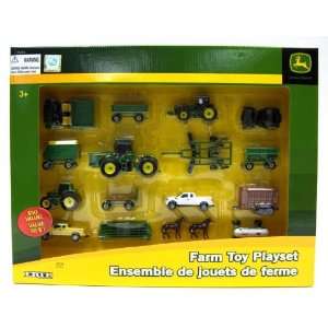  1/64th John Deere 20pc. Farm Set Toys & Games