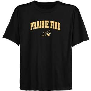  NCAA Knox College Prairie Fire Youth Black Logo Arch T 