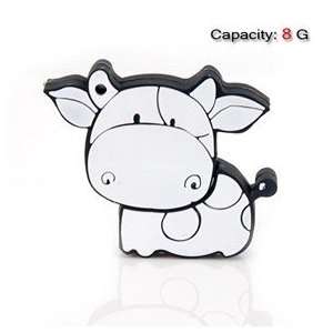  8GB Lucky Cattle USB Flash Drives U Disk (White 