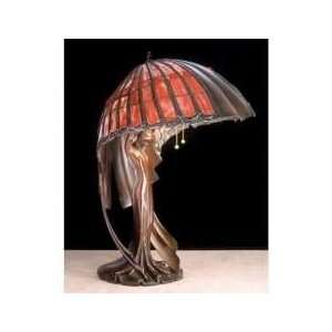  Flying Lady Table Lamp 28.5 Inches H